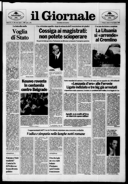 Il giornale : quotidiano del mattino